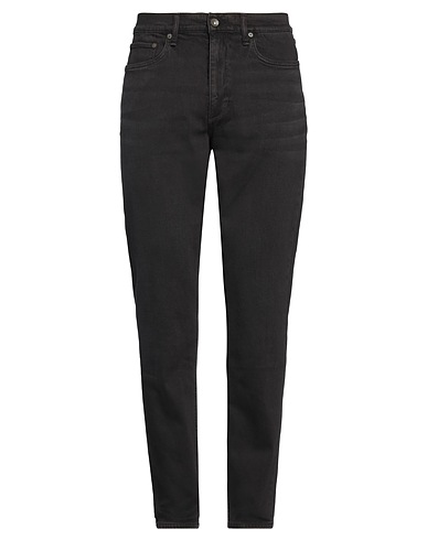 RAG & BONE Denim trousers Dark brown 99% Cotton, 1% Elastane