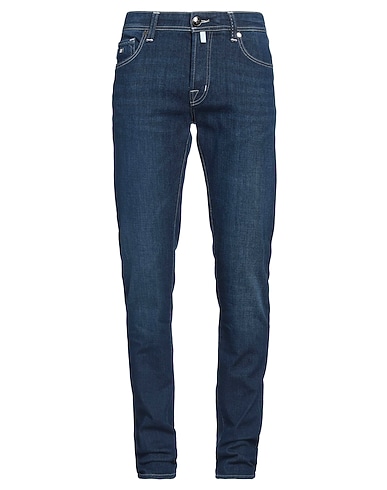 TRAMAROSSA Denim trousers Blue 92% Cotton, 6% T-400® fibre, 2% Elastane