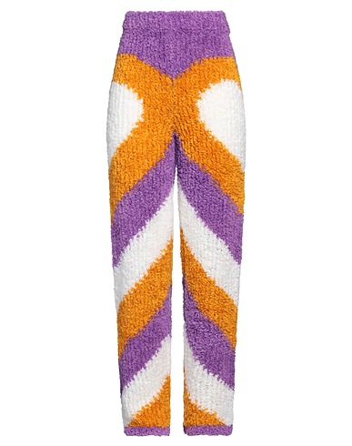 MARCO RAMBALDI Casual trouser Purple 50% Merino Wool, 35% Acrylic, 10% Polyamide, 5% Polyester