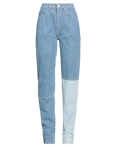 GANNI Denim pants Blue 100% Organic cotton