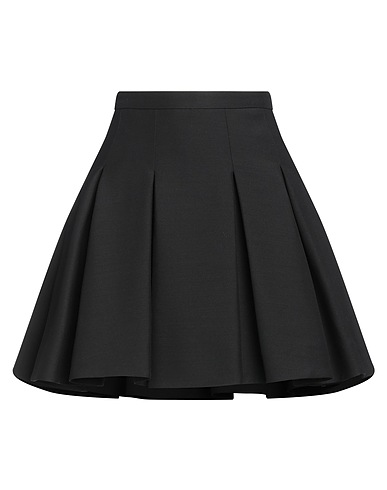 VALENTINO GARAVANI Minigonna Nero 65% Lana Vergine, 35% Seta