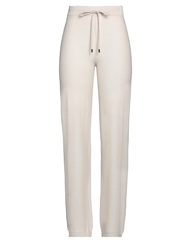 PESERICO Casual pants Ivory 70% Virgin Wool, 20% Silk, 10% Cashmere