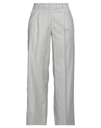 PESERICO Casual trouser EASY Light grey 98% Virgin Wool, 2% Elastane