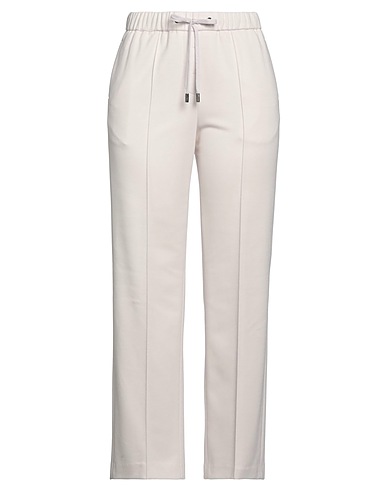 PESERICO Casual trouser EASY Off white 60% Polyester, 40% Cotton, Merino Wool, Cashmere