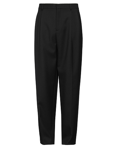 VERSACE Casual trouser Black 100% Virgin Wool