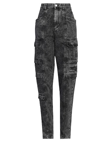 ISABEL MARANT Denim pants Black 100% Cotton
