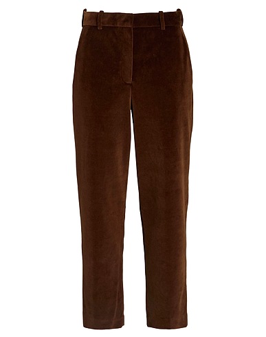 CIRCOLO 1901 Casual trouser Brown 80% Cotton, 20% Elastane