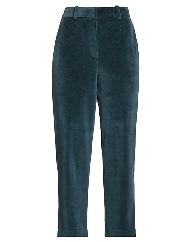 CIRCOLO 1901 Casual trouser Dark green 80% Cotton, 20% Elastane
