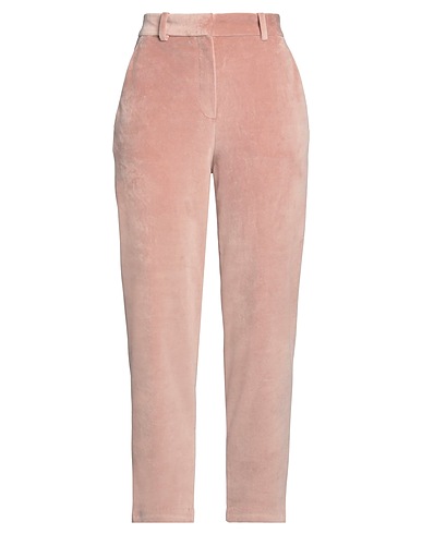CIRCOLO 1901 Casual trouser Light pink 80% Cotton, 20% Elastane