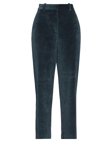 CIRCOLO 1901 Casual trouser Deep teal 80% Cotton, 20% Elastane