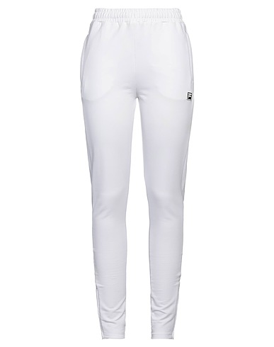FILA Pantalone Bianco 95% Cotone, 5% Elastan