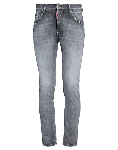 DSQUARED2 Denim trousers Grey 92% Cotton, 6% Elastomultiester, 2% Elastane