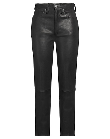 RAG & BONE Casual trouser Black Lambskin