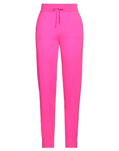 1-ONE Casual trouser Fuchsia 90% Wool, 10% Cashmere