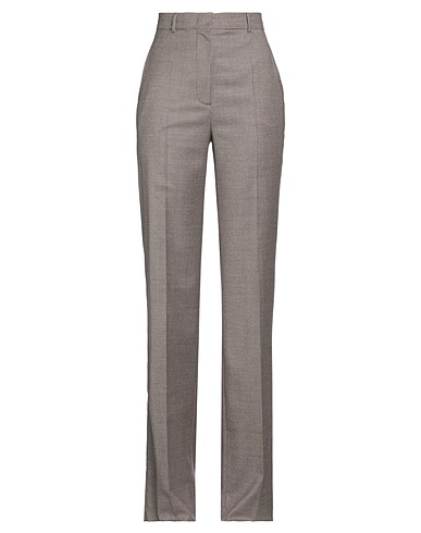 MAX MARA STUDIO Pantalone Tortora 99% Lana Vergine, 1% Elastan