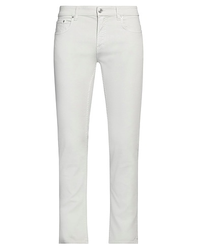 DEPARTMENT 5 Casual trouser Light grey 99% Cotton, 1% Elastane