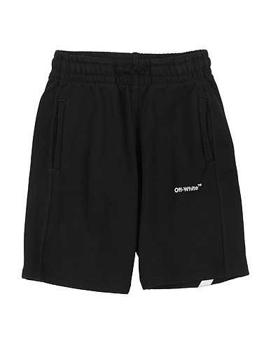 OFF-WHITE™ KIDS Shorts & Bermuda Black 100% Organic cotton