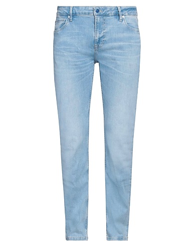 GUESS Denim trousers Blue 84% Cotton, 15% Polyester, 1% Elastane