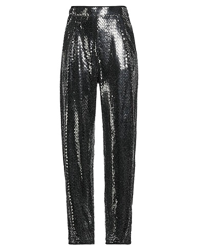 FORTE_FORTE Casual pants Silver 92% Polyamide, 4% Metallic fiber, 4% Elastane