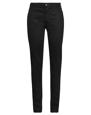 CELINE Denim trousers Black 98% Cotton, 2% Elastane