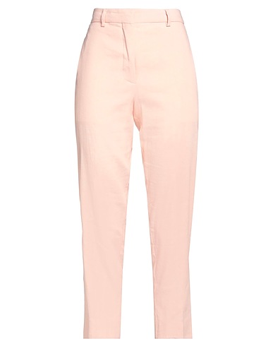 JUCCA Casual trouser Pink 62% Linen, 35% Viscose, 3% Elastane