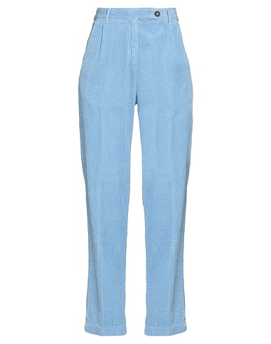 MASSIMO ALBA Casual trouser Light blue 100% Cotton