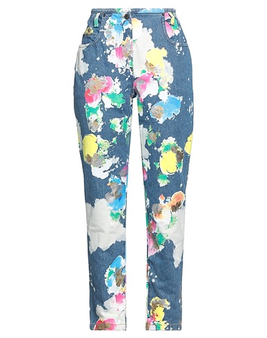 MOSCHINO Denim trousers Blue 100% Cotton