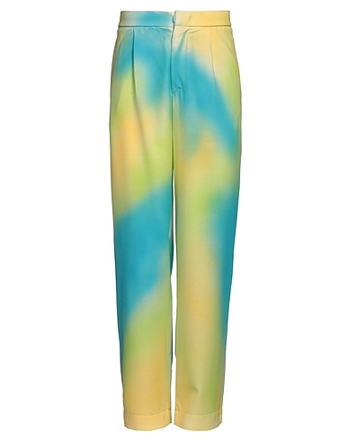 BONSAI Casual trouser Yellow 99% Virgin Wool, 1% Elastane