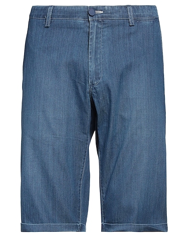 SCISSOR SCRIPTOR TAILOR DENIM Shorts jeans Blu 97% Cotone, 3% Poliuretano