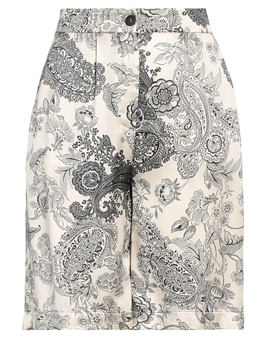 SANDRO FERRONE Shorts & Bermuda Ivory 100% Viscose