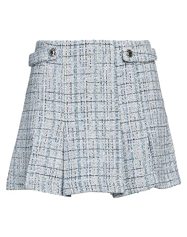 MAJE Shorts & Bermuda Light blue 54% Cotton, 23% Polyester, 12% Textile fibres, 7% Other Fibres, 4% Metallic fiber