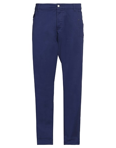 HARMONT & BLAINE Casual trouser Bright blue 97% Cotton, 3% Elastane