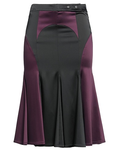 OFF-WHITE™ Midi skirt Black 77% Acetate, 20% Viscose, 3% Elastane