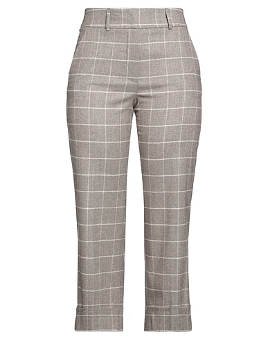 PESERICO Casual trouser Light grey 91% Virgin Wool, 6% Cashmere, 1% Polyamide, 1% Polyester, 1% Elastane
