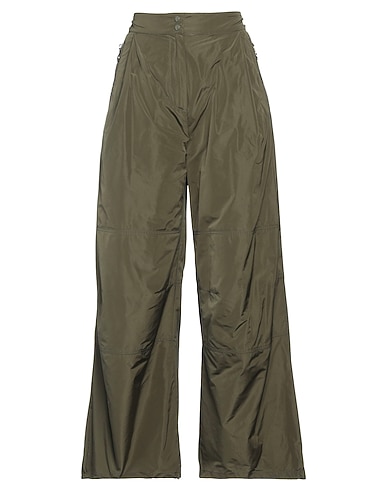 MONCLER Casual trouser Military green 100% Polyester