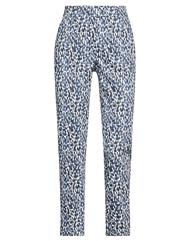 PESERICO Casual trouser Navy blue 98% Cotton, 2% Elastane
