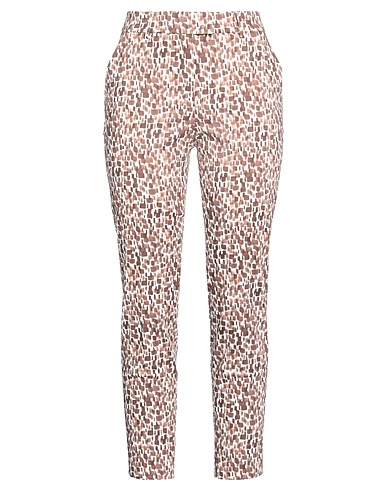 PESERICO Casual trouser Brown 98% Cotton, 2% Elastane