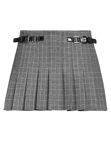MAJE Mini skirt Grey 38% Polyester, 25% Acrylic, 24% Wool, 8% Other Fibres, 5% Polyamide