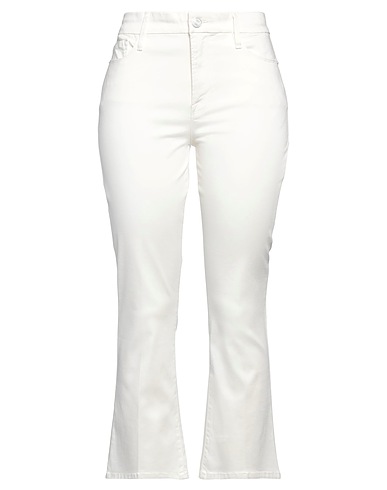 FRAME Casual trouser Ivory 93% Cotton, 4% Polyester, 3% Elastane