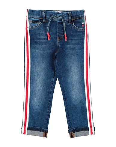 PHILIPP PLEIN Denim pants Blue 92% Cotton, 6% Elastomultiester, 2% Elastane