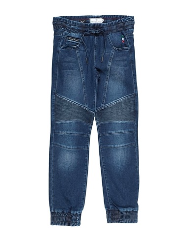 PHILIPP PLEIN Denim trousers Blue 98% Cotton, 2% Elastane