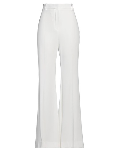 NINA RICCI Casual trouser White 74% Acetate, 26% Viscose