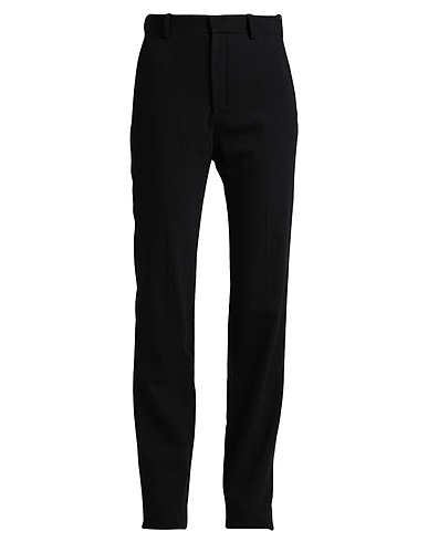 ANN DEMEULEMEESTER Casual trouser Black 98% Virgin Wool, 2% Elastane