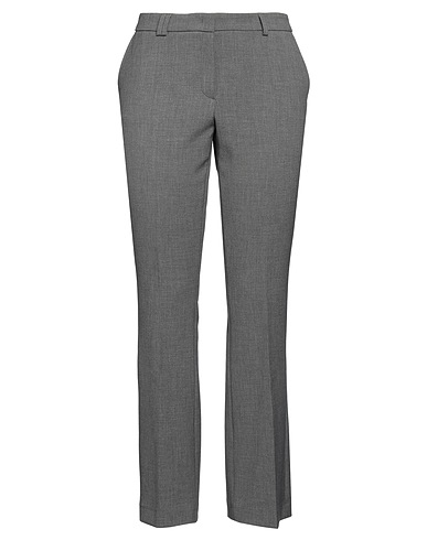 SEDUCTIVE Casual trouser Grey 63% Polyester, 27% Viscose, 7% Cotton, 3% Elastane