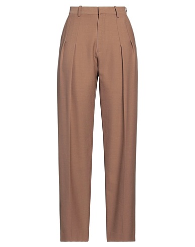 VICTORIA BECKHAM Casual pants Khaki 55% Polyester, 45% Virgin Wool