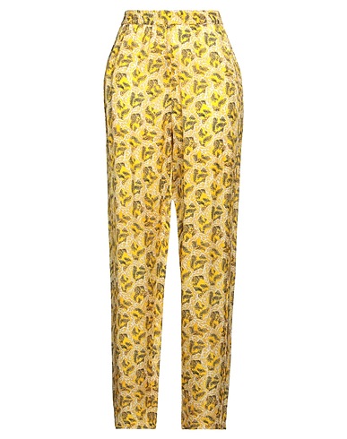 ISABEL MARANT Casual trouser Yellow 65% Viscose, 35% Silk, Cotton
