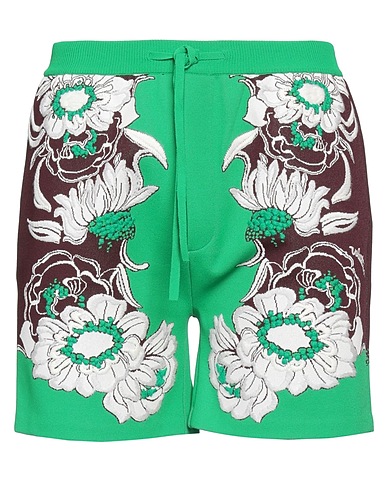 VALENTINO GARAVANI Shorts & Bermuda VERDE 83% Viscose, 17% Polyester, Polyamide, Elastane, Wool