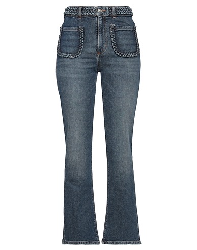 MAJE Denim trousers 99% Cotton, 1% Elastane