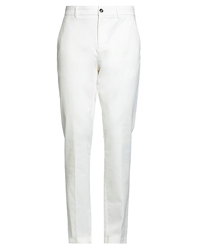 CRUNA Pantalone Bianco 98% Cotone, 2% Elastan