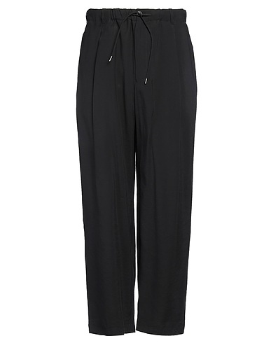 EMPORIO ARMANI Casual trouser Black 85% Modal, 15% Polyester